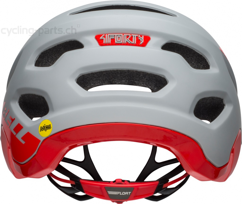 Bell 4Forty MIPS matte/gloss gray/crimson S 52-56 cm Helm