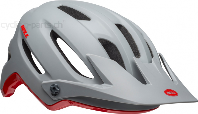 Bell 4Forty MIPS matte/gloss gray/crimson S 52-56 cm Helm