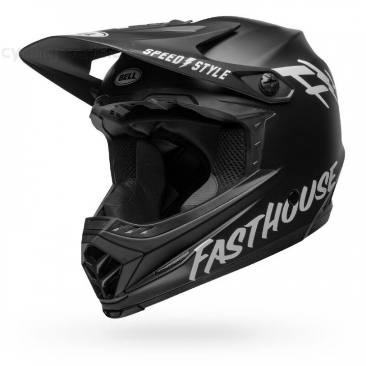 Bell Full 9 Fusion MIPS matte black/white fasthouse M 55-57 cm Helm