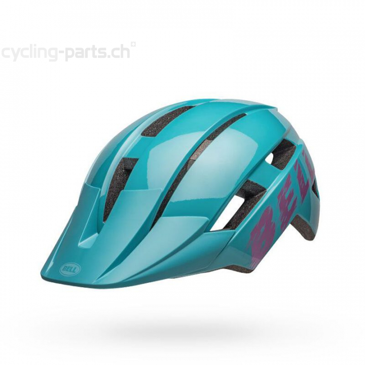 Bell Sidetrack II YC MIPS gloss light blue/pink UY 50-57 cm Kinder-/Jugendhelm