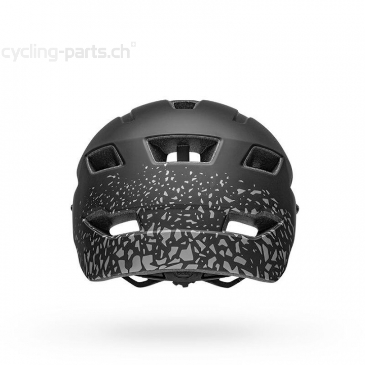 Bell Sidetrack matte black/silver fragments UC 47-54 cm Kinderhelm