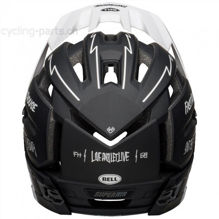 Bell Super Air R Spherical MIPS matte black/white fasthouse S 52-56 cm Helm