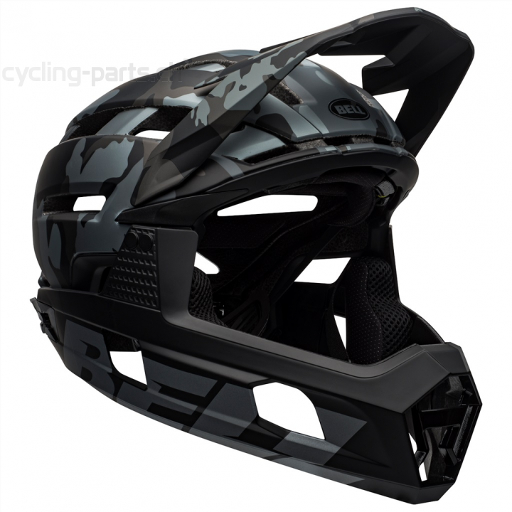 Bell Super Air R Spherical MIPS matte/gloss black camo S 52-56 cm Helm