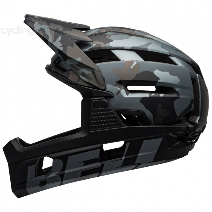 Bell Super Air R Spherical MIPS matte/gloss black camo S 52-56 cm Helm