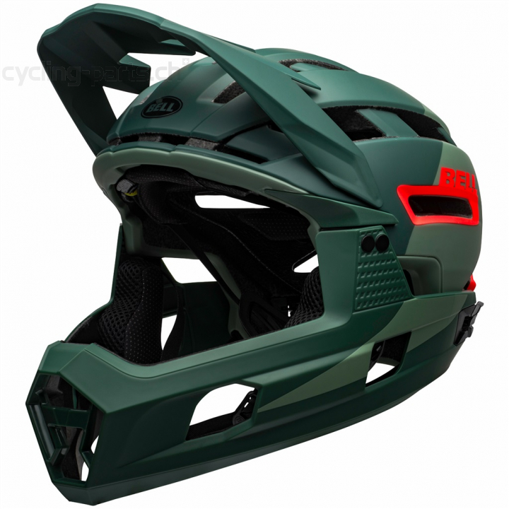 Bell Super Air R Spherical MIPS matte/gloss green/infrared L 58-62 cm Helm