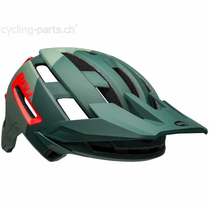 Bell Super Air Spherical MIPS matte/gloss green/infrared M 55-59 cm Helm
