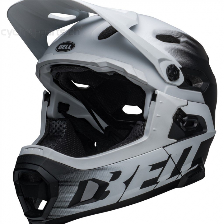 Bell Super DH Spherical MIPS matte black/white L 58-62 cm Helm