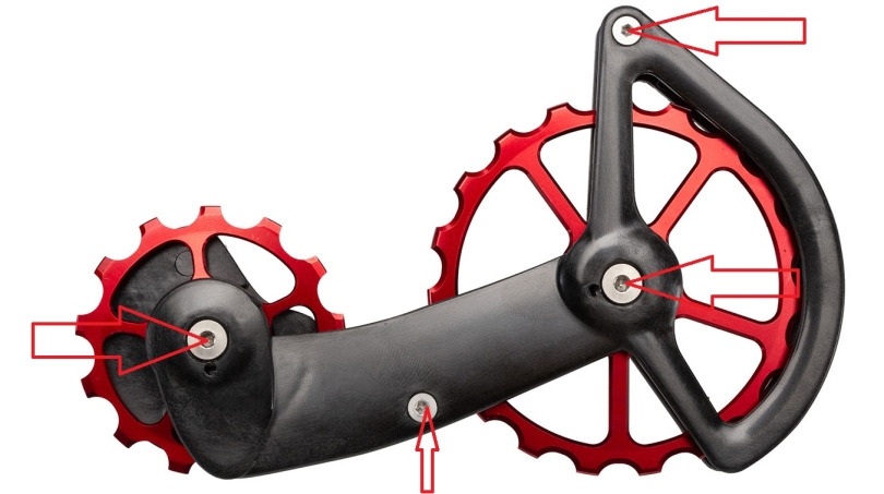 Better Bolts Titan Ceramicspeed OSPW Cage Bolts Kit rainbow oil slick