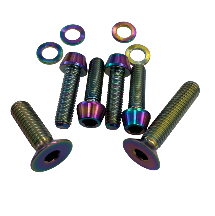 Better Bolts Enve Aero Vorbau Titan Schrauben-Kit rainbow