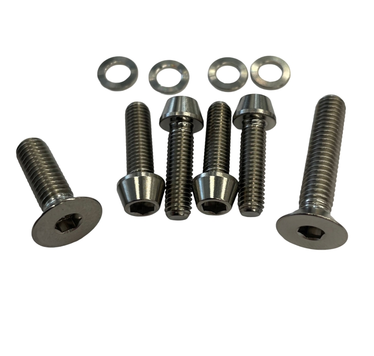 Better Bolts Enve Aero Vorbau Titan Schrauben-Kit silver