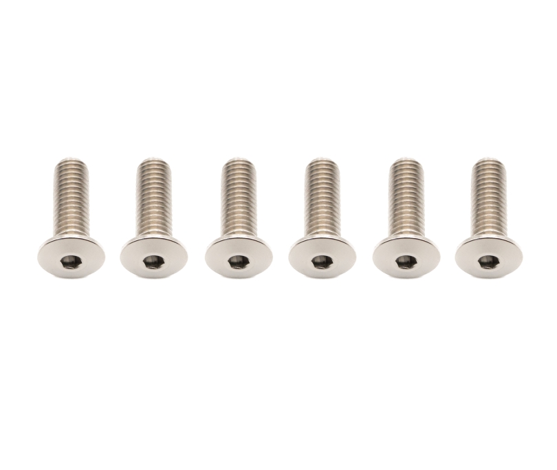 Better Bolts Flaschenhalterschrauben-Kit Low Profile (6 Stk.) M5x15mm Titan silver