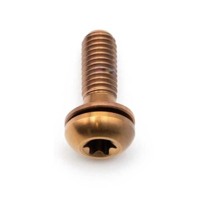 Better Bolts Flat Mount Befestigungsschrauben Titan M5x15mm copper
