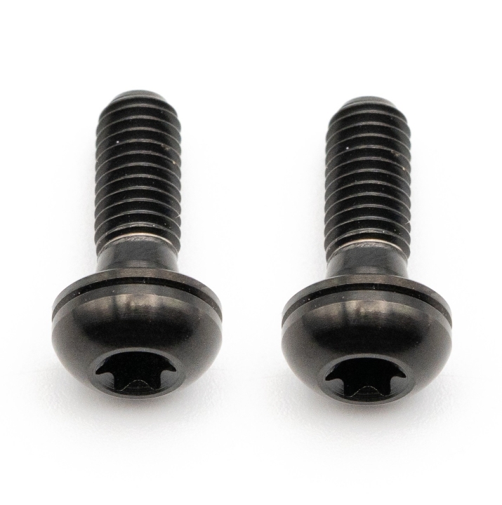 Better Bolts Flat Mount Befestigungsschrauben Kit Titan M5x17mm black