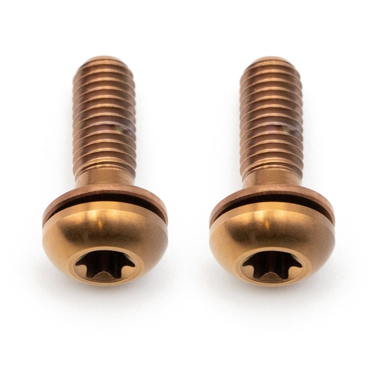 Better Bolts Flat Mount Befestigungsschrauben Kit Titan M5x17mm copper