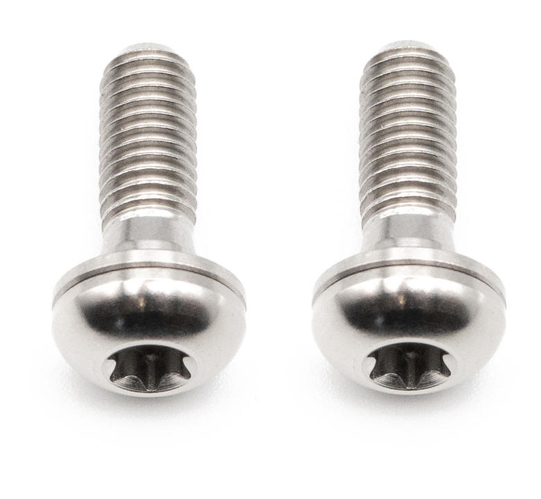 Better Bolts Flat Mount Befestigungsschrauben Kit Titan M5x17mm silver