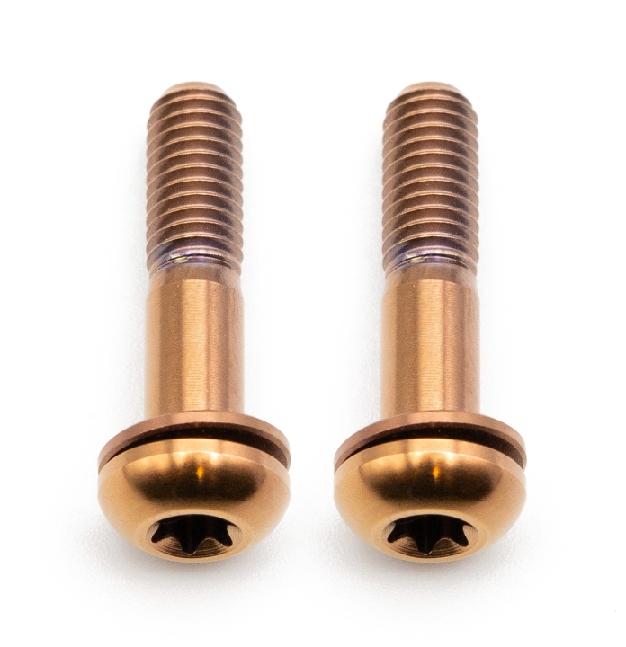 Better Bolts Flat Mount Befestigungsschrauben Kit Titan M5x22mm copper