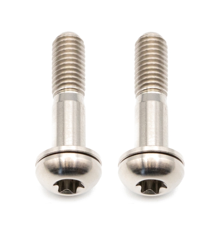 Better Bolts Flat Mount Befestigungsschrauben Kit Titan M5x27mm silver