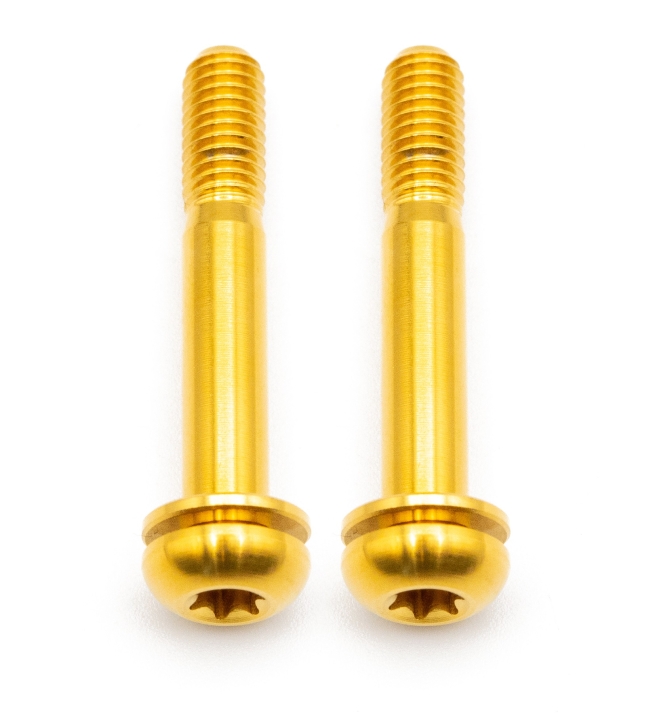 Better Bolts Flat Mount Befestigungsschrauben Kit Titan M5x32mm gold