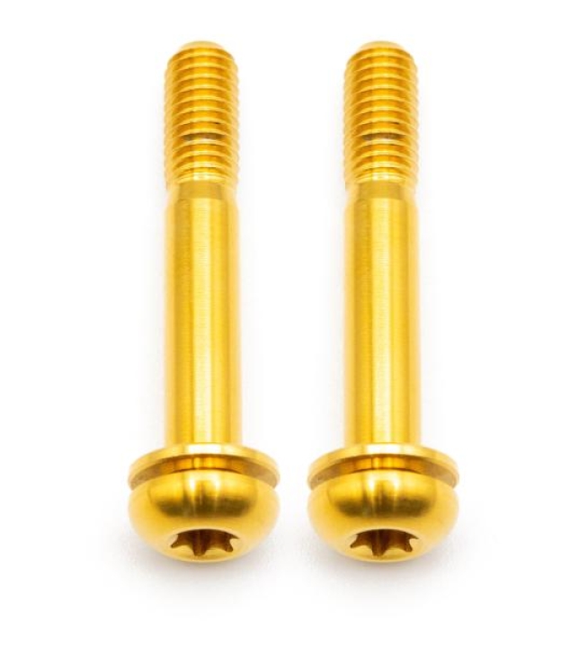 Better Bolts Flat Mount Befestigungsschrauben Kit Titan M5x37mm gold