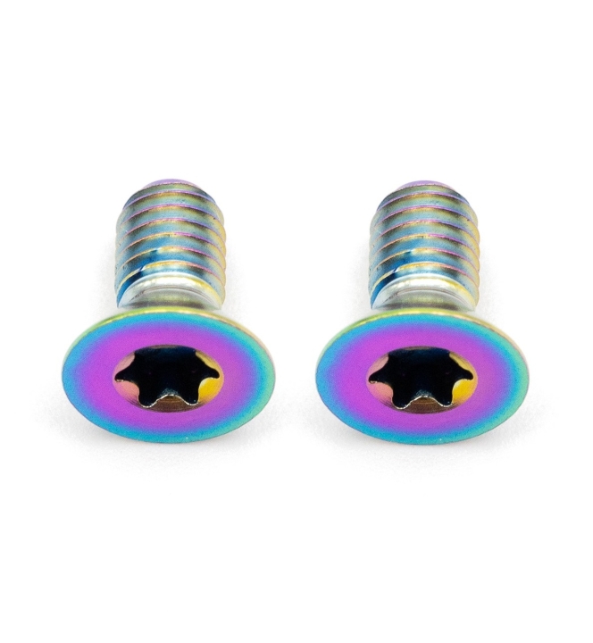 Better Bolts Flat Mount Adpter-Befestigungsschrauben Kit Titan versenkt M5x10mm rainbow