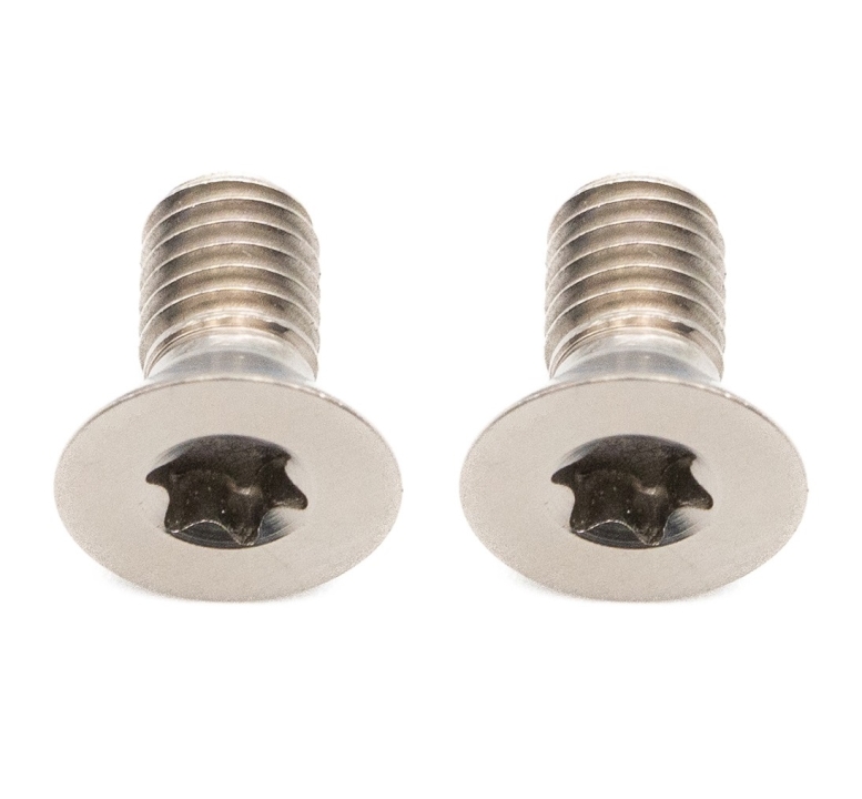Better Bolts Flat Mount Adpter-Befestigungsschrauben Kit Titan versenkt M5x10mm silver