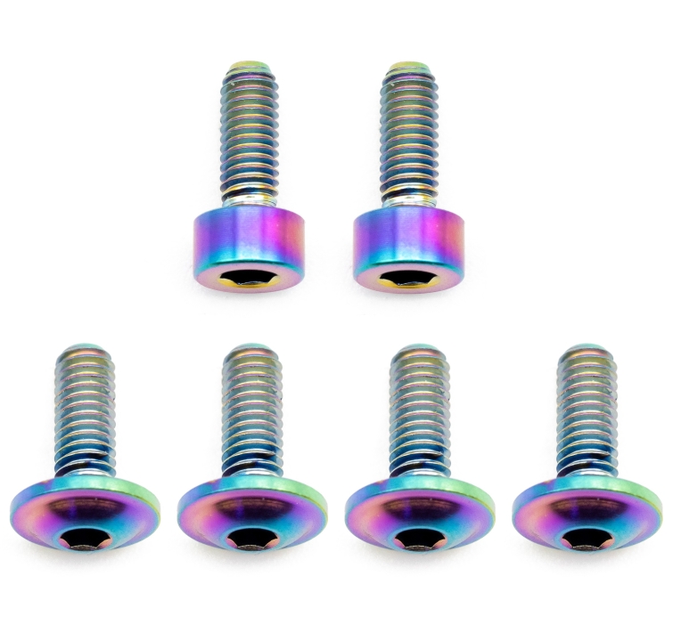 Better Bolts Fox 34 SL Fit4/Grip SL Federgabel Schrauben-Kit Titan rainbow