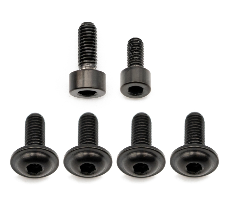 Better Bolts Fox 34 SL Grip/Grip2/GripX/Grip X2/Rhythm Federgabel Schrauben-Kit Titan black