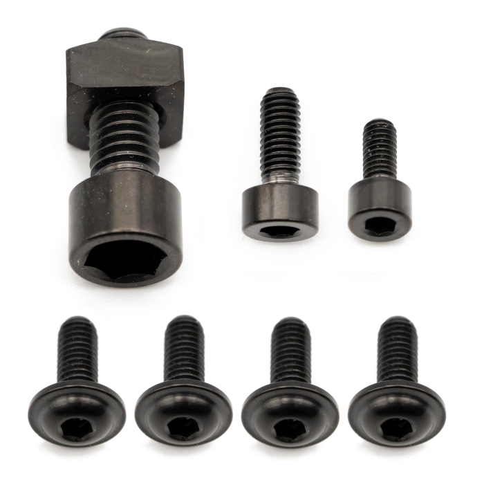 Better Bolts Fox 36 Grip/Grip2/GripX/Grip X2/Rhythm (2026+) Federgabel Schrauben-Kit Titan black