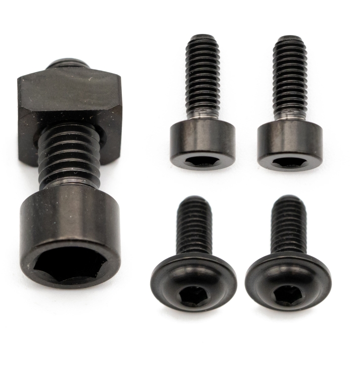 Better Bolts Fox 36 Fit4/Grip SL (2021-2025) Federgabel Schrauben-Kit Titan black