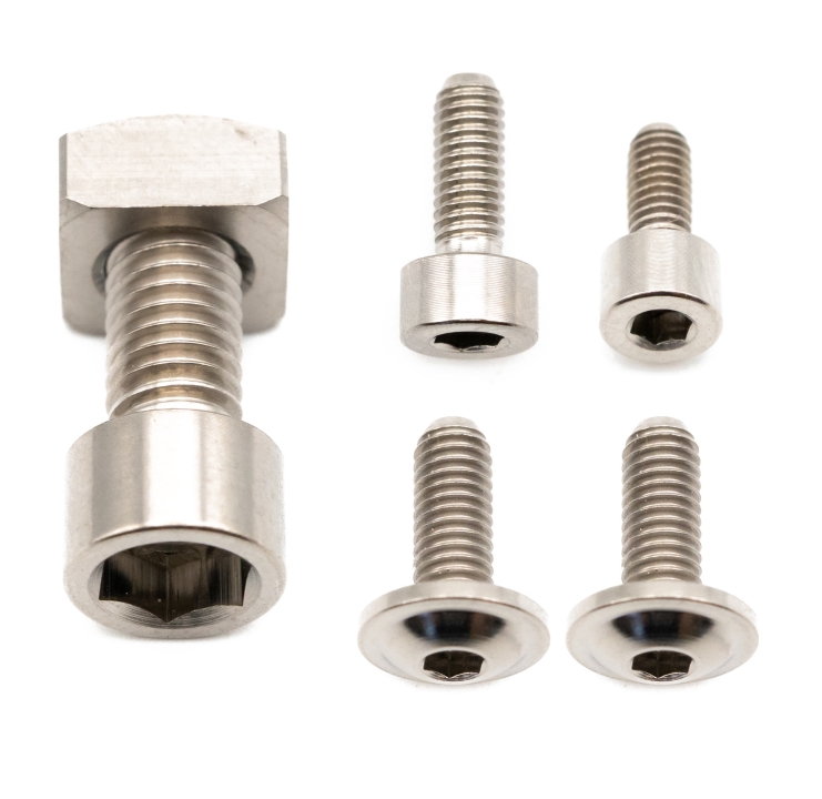 Better Bolts Fox 38 Grip/Grip2/GripX/Grip X2/Rhythm Federgabel Schrauben-Kit Titan silver