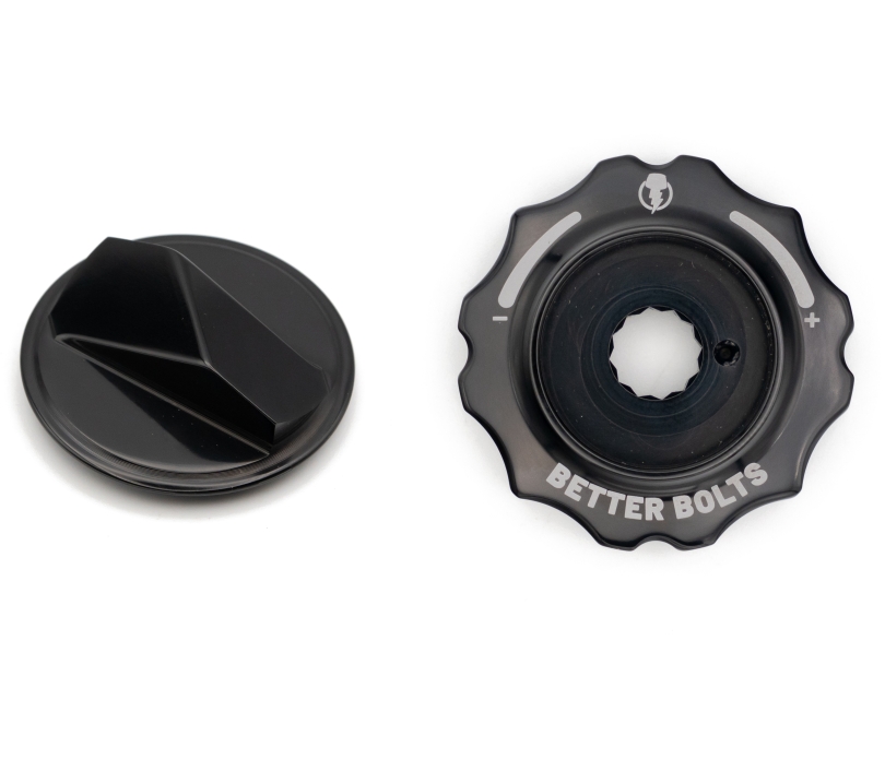 Better Bolts Fox 36/38/40 Grip 2/Grip X2/Grip X Federgabel HSC Dial Top Cap/Air Cap black