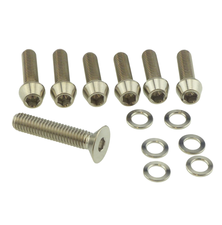 Better Bolts Enve IN-Route/IN-Route High Rise Vorbau Titan Schrauben-Kit silver