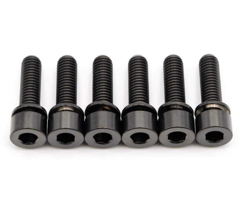 Better Bolts Industry Nine Vorbau M5x17mm Titan Schrauben-Kit black