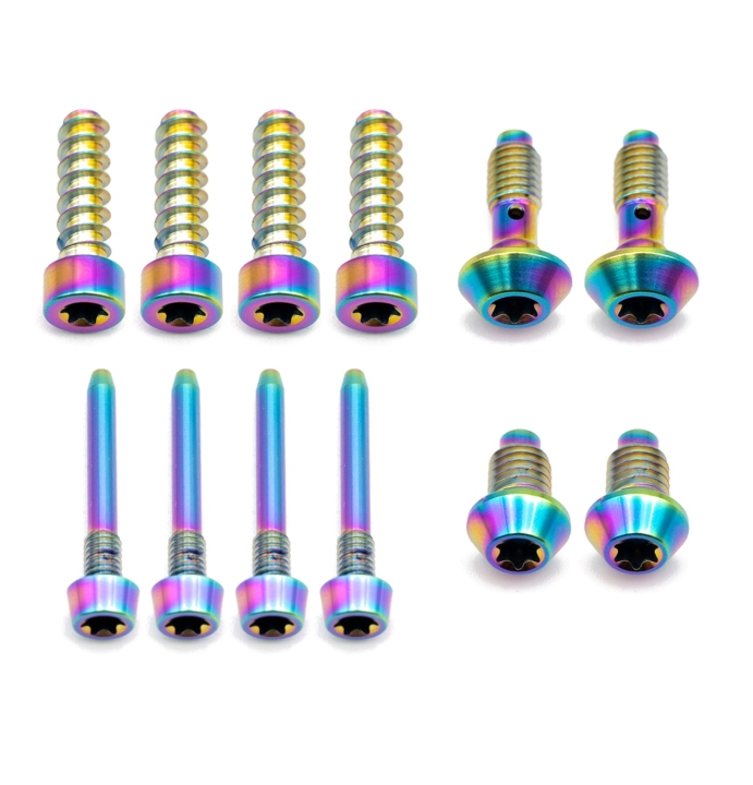 Better Bolts Magura MT5/MT7 Disc Brake Schrauben Kit Titan rainbow