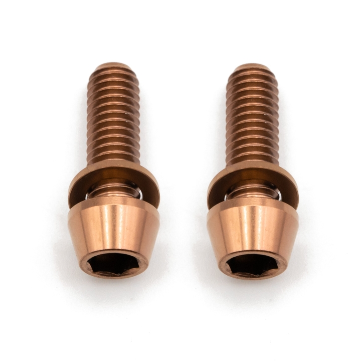 Better Bolts Postmount Adapter-Befestigungsschrauben Kit Titan M6x18mm copper