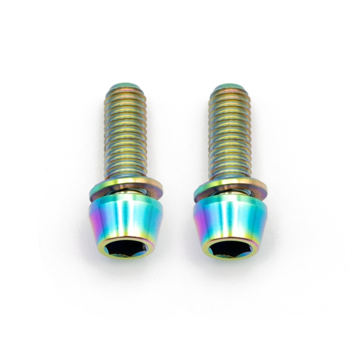 Better Bolts Postmount Adapter-Befestigungsschrauben Kit Titan M6x18mm rainbow