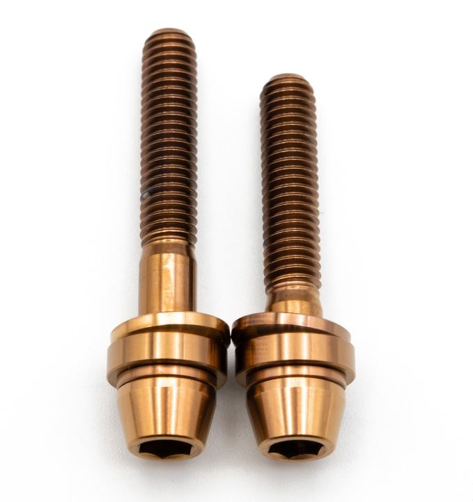 Better Bolts Postmount Bremssattel/Adapter-Befestigungsschrauben Kit Titan M6x35mm/M6x40mm copper