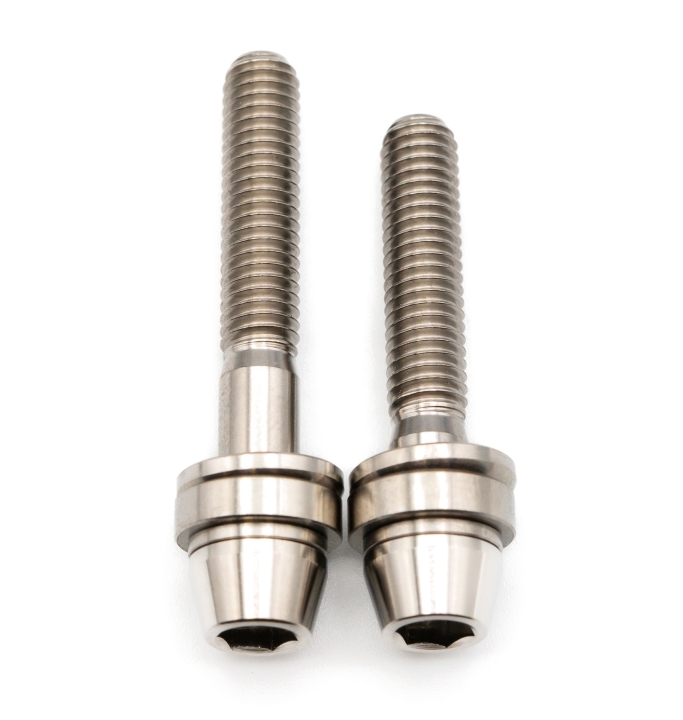 Better Bolts Postmount Bremssattel/Adapter-Befestigungsschrauben Kit Titan M6x35mm/M6x40mm silver