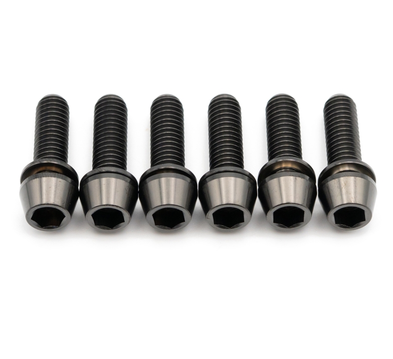 Better Bolts Raceface Turbine R Vorbau M5x17mm Titan Schrauben-Kit black