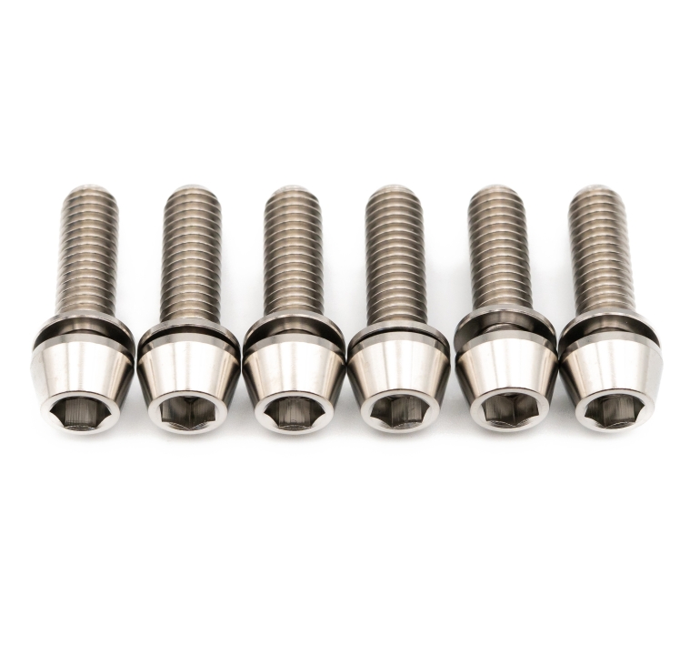 Better Bolts Raceface Turbine R Vorbau M5x17mm Titan Schrauben-Kit silver