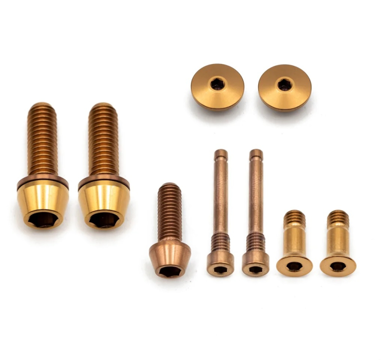 Better Bolts Shimano Ultegra/105/GRX Groupset Schrauben Kit Titan copper