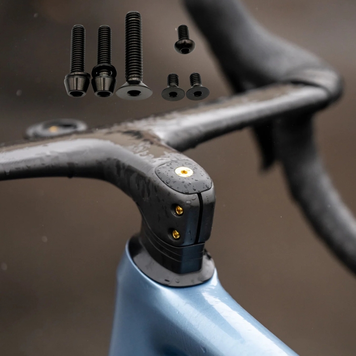 Better Bolts Specialized Roval Rapide/Roval Alpinist II Integrated Cockpit Titan Schrauben-Kit black