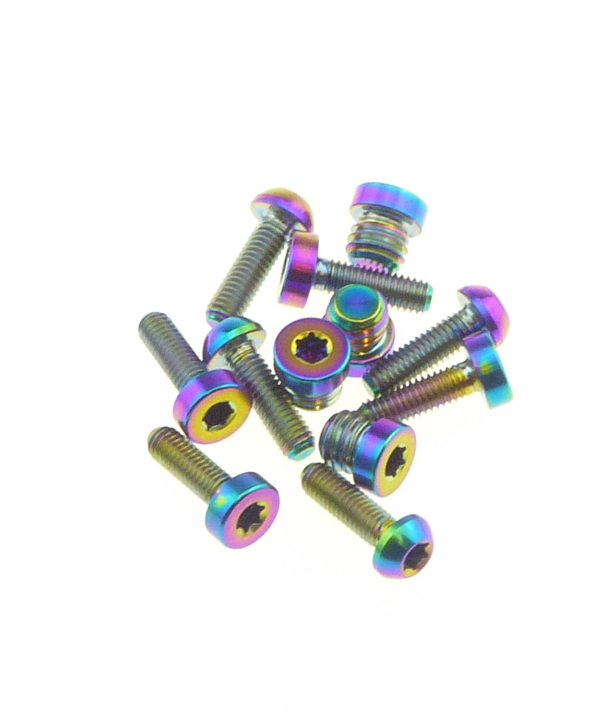 Better Bolts Titan Sram Bremsgriffschrauben - Set Kit 1 rainbow oil slick