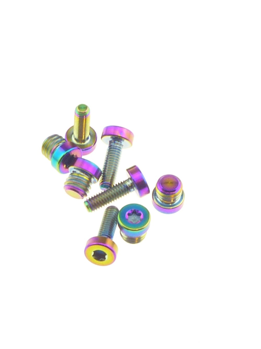 Better Bolts Titan Sram Bremsgriffschrauben - Set Kit 2 rainbow oil slick