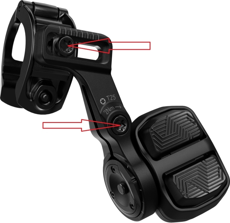 Better Bolts Sram MatchMaker X Bridge Clamp AXS Pod Controller Schrauben-Set Titan black