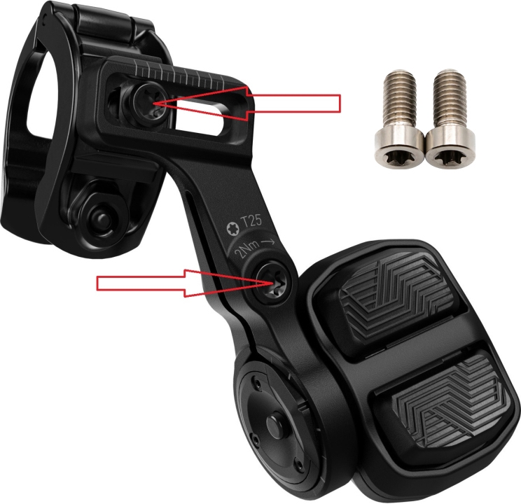 Better Bolts Sram MatchMaker X Bridge Clamp AXS Pod Controller Schrauben-Set Titan silver