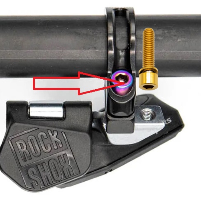 Better Bolts Sram Trigger Discrete Schraube Titan gold