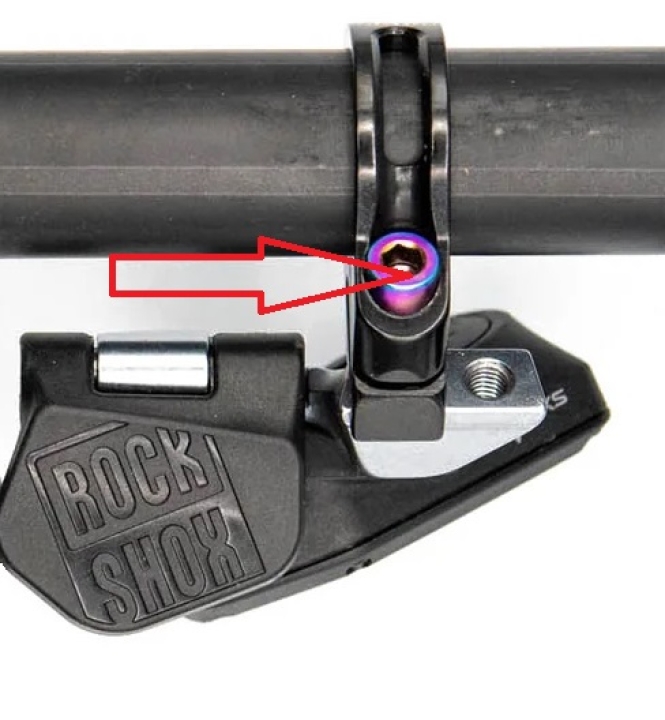 Better Bolts Sram Trigger Discrete Schraube Titan rainbow