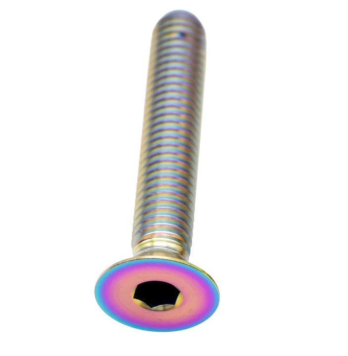 Better Bolts Steuersatz Top Cap Senkkopf-Schraube Titan M6x35mm rainbow