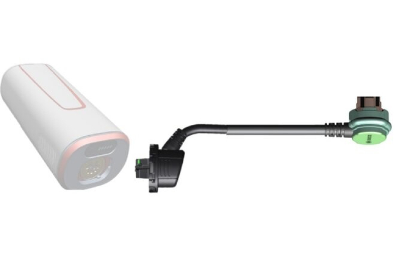 Bosch Kabelsatz PowerMore BCH3925 Kabelführung vom Akkuhalter weg schwarz